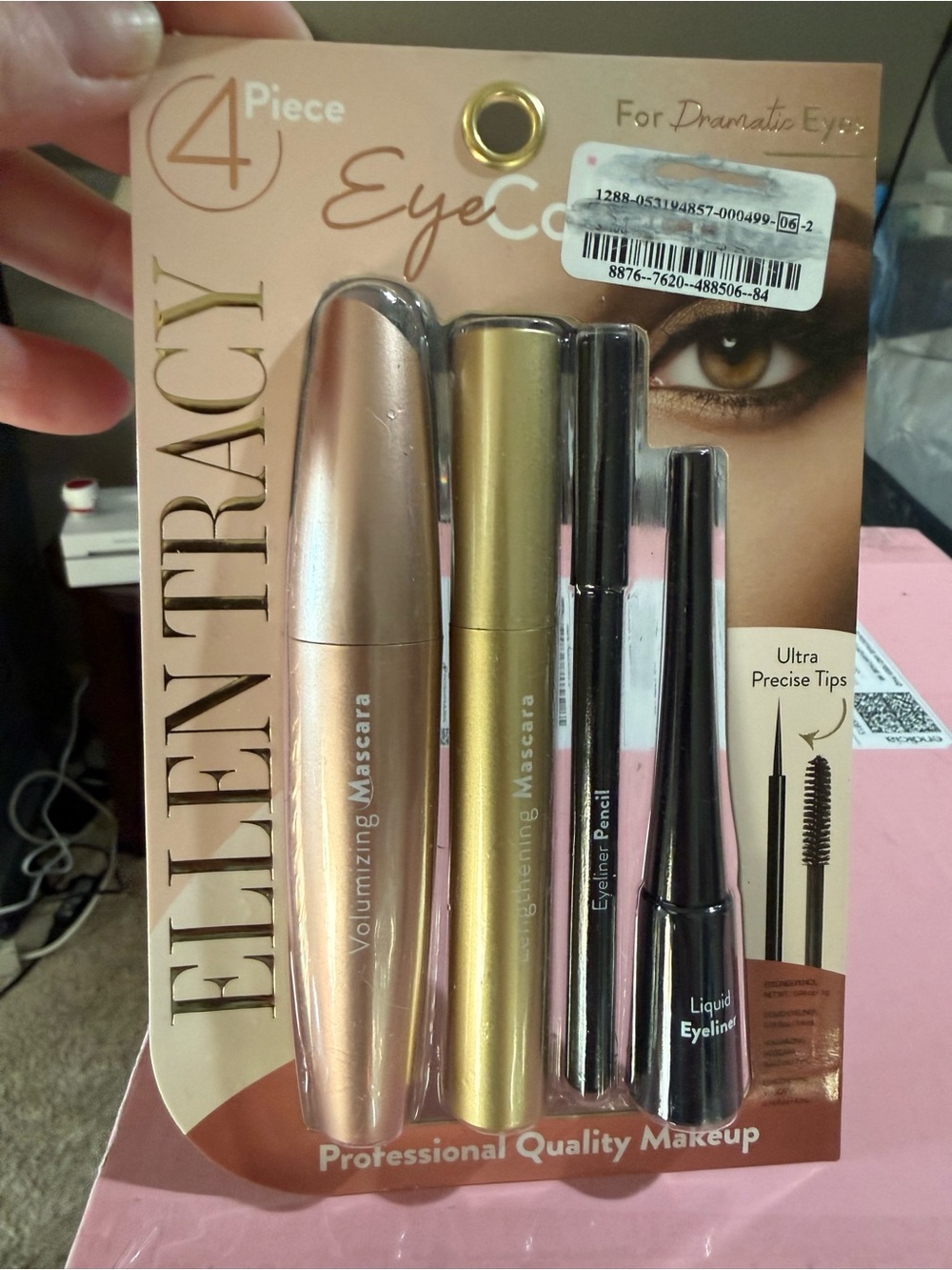 Ellen Tracy Eye Care 4-Piece Set - Rose Gold & Gold
